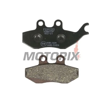 Brzdové destičky -FERODO- FDB677P, Aprilia ETX125, MX50, Pegaso50/125, RS50, RX50/125, Gilera DNA50/125/180, Runner125/180, Malaguti Madison125, Piaggio GT125/250, Hexagon125, Skipper125, Sachs ZX50/125, ZZ125, Rieju RS1 50Evo