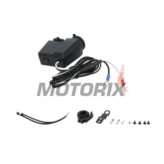 USB adaptér se zapalovačem -4 RIDE- 12V, 2xUSB (3.1A) + voltmetr - univerzální