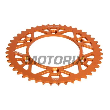 Zadní rozeta -JT- JTA897,45ORG, 45 zubů, oranžový, hliníkový, Husaberg FC 350 1996, FC 400 1996-1999, FC 450 2004-2006, FC 501/600 2000, FC 550 2003-2008, FE 250 2013-2014, FE 350 1996, 2013, FE 390 2010-2012, FE 400 2000-2003, FE 450 2004-2014