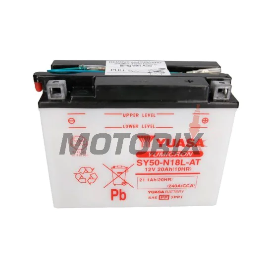 Akumulátor -YUASA- SY50-N18L-AT, 21Ah 12V