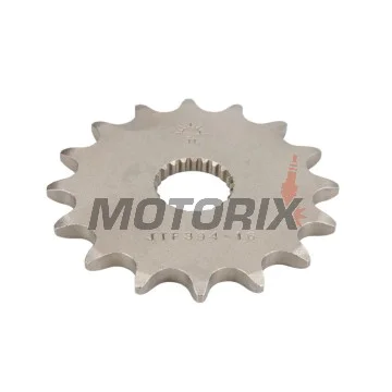 Přední pastorek -JT- JTF394,16, 16 zubů, Aprilia AF1 125 1988-1994, Classic 125 1996-1999, Climber 240/280/300 1989-1996, MX 125 2004-2007, červený Rose 125 1988-1999, RS 125 1993-2013, RX 125 1990-1997, 2000, 2008-2010, SX 125 2008-2010