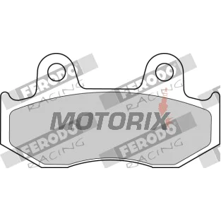 Brzdové destičky -FERODO- FDB2119EF, Honda CH125 Spacy, PS125i/150i, SES125/150 Dylan; Suzuki AN250/400 Burgman (1983-2013)
