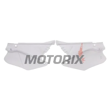 Zadní boční plasty -POLISPORT- bílé, HONDA CR 125/250 2000-2001