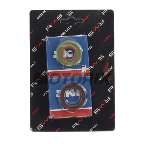 Sada ložisek a gufer klikové hřídele -RMS- Aprilia AF1 50 1986-1994, Aprilia Pegaso 50 1992-1997, Aprilia Red Rose 50 1988-1996, Aprilia RS 50 1993-2006, Aprilia RX 50 1988-2006, Aprilia Tuareg 50 1984, 1986-1990