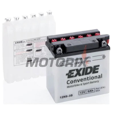 Akumulátor -EXIDE- 12N9-3B, 9Ah 12V