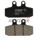 Brzdové destičky -TRW- MCB557, Aprilia Atlantic/Scarabeo/Sportcity 125-500, Leonardo 250-300, Tuareg 125-600, Cagiva Blues/Mito/Roadster 50-200, Gilera Dakota/ER/XRT 125-600, Honda NSR/CRM/XL 125, Malaguti Spider Max 500, Peugeot Speedake 50, Sachs Roadst