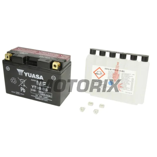 Akumulátor -YUASA- YT9B-BS, 8Ah 12V