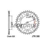 Zadní rozeta -JT- JTR300,43, 43 zubů, ocelový, Honda XL 400 1988-1998, XL 600 1987-2000, XL 650 2000-2007, XL 700 2008-2013, XRV 650 1988-1990, Yamaha FZ8 800 2009-2016, TDM 900 2001-2014, TRX 850 1995-2000