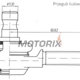 Vnější čep řízení -4 RIDE- Suzuki LT 250 1987-1998, Suzuki LT-F 250/300 1997-2002