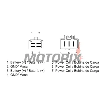 Regulátor dobíjení -DZE- regulátor dobíjení, 12V, 35A, HONDA VTX 1300 2003-2009