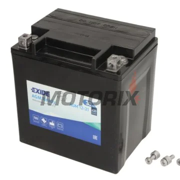 Akumulátor -EXIDE- YB30L-B AGM12-31 RE, 30Ah 12V