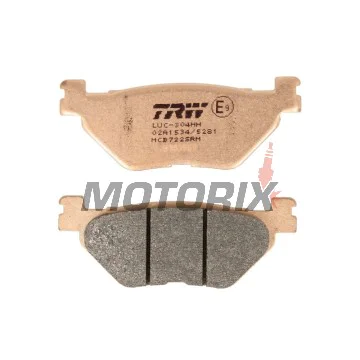 Brzdové destičky -TRW- MCB722SRM, sintrované, Yamaha TMAX/XP 500/530 (2001-2019)