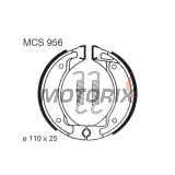 Brzdové čelisti -TRW- MCS956, 110x25mm, MBK Active50 Booster/Booster NG/Booster Rocket Fizz50 Forte50 Flipper50 Yamaha CW50 BWS DT50/80 PW80 RS100 SR125 Crypton105 Breeze50