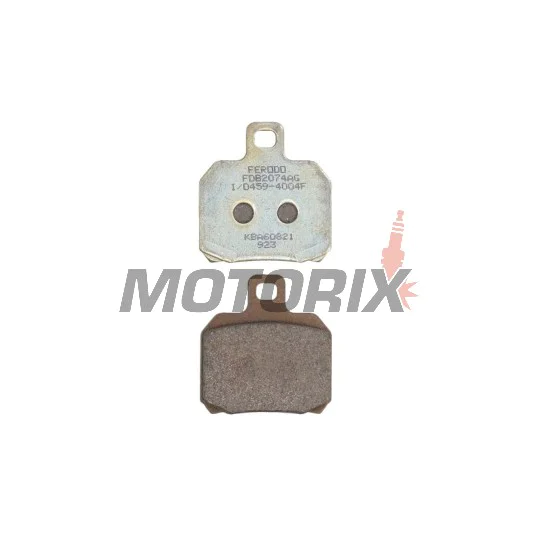 Brzdové destičky -FERODO- FDB2074AG, Aprilia ETV, RS, RSV, SL, Tuono; Benelli TNT, Tornado, TreK; Ducati 1098, 1198, 848, Monster, Multistrada, Panigale; KTM RC8, Super Duke; Moto Guzzi Breva, Nevada; Piaggio Beverly, X8, X9; Yamaha YP, VP, XQ