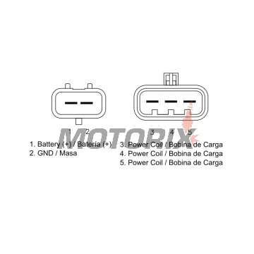 Regulátor dobíjení -DZE- regulátor dobíjení, 12V, 50A, POLARIS RANGER, RZR 900 2013-2015