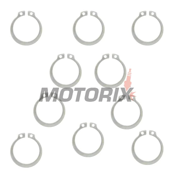 Pojistné kroužky předního pastorku -4 RIDE- 10ks, KTM EXC/EXC-R/MXC/SMR/SX/SX-F/SXS/XC/XC-F/XC-W/XCF-W 125/144/150/200/250/300/350/400/450/500/520/525 1998-2012