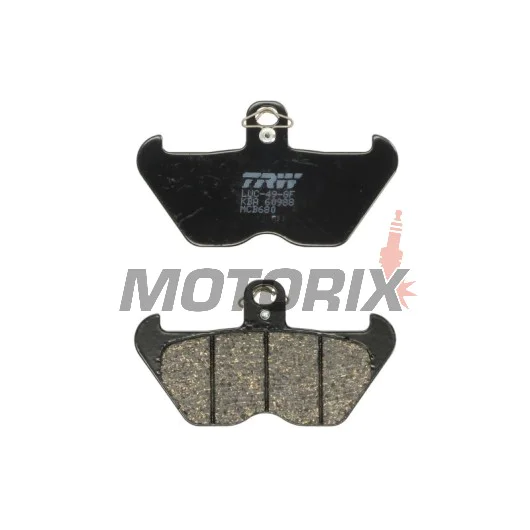 Brzdové destičky -TRW- MCB680, Beta Evo/Minicross/Minitrial 50-300 2T/4T, BMW K/K1 1000-1200LT/RS, BMW R 850/1100/1150GS/RT/RS/S/C (1988-2005)