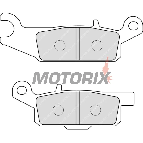 Brzdové destičky -FERODO- FDB2230SG, Yamaha YFM Raptor 250/250R, Grizzly 550/700 4x4 EPS, Grizzly FI Auto, Grizzly EPS LE/SE