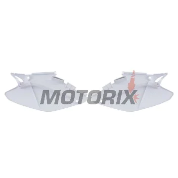Zadní boční plasty -POLISPORT- bílé, HONDA CR 125/250 2002-2007