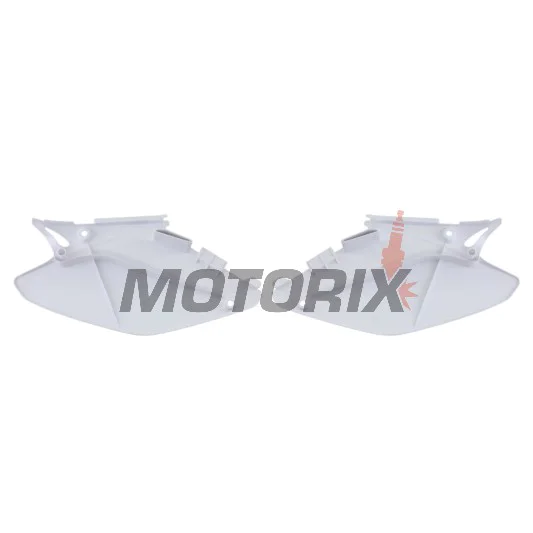 Zadní boční plasty -POLISPORT- bílé, HONDA CR 125/250 2002-2007