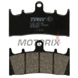 Brzdové destičky -TRW- MCB659, Kawasaki VN 1500/1600, ZR 1100, ZRX 1100/1200, ZX-6R 600/636, ZX-7R 750, ZX-9R 900; Suzuki GSF 1200, GSX 1400, GSX-R 1000, VZ 1600 - 1996-2008