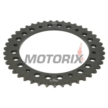 Zadní rozeta -JT- JTR2011,43ZBK, 43 zubů, černý zinek, ocelový, Triumph Daytona 955 1997, 1999-2001, 2003-2006, Speed Triple 1050 2005-2017, Speed Triple 900 1997-1998, Speed Triple 955 1999-2004, Sprint 1050 2005-2015, Sprint 955 1999-2004