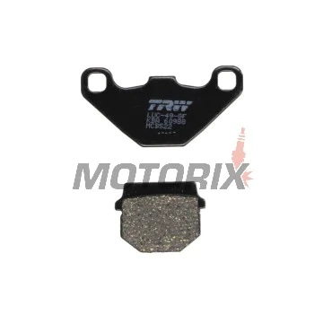 Brzdové destičky -TRW- MCB522, Adly Cat/G-Shock/Super Sonic/Thunderbike 50-125, Aprilia RS4 125, SX 50, Honda MB/MCX 80, Kawasaki AR/KD/KDX/KMX/KSR/KX 50-250, KTM SX 60/65, Peugeot Speedfight/Buxy/Trekker/Vivacity 50-100, Suzuki AH Address, RM 80X