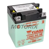 Akumulátor -YUASA- 12N5.5A-3B, 6Ah 12V
