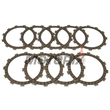 Sada spojkových lamel -TRW- MCC211-9, Kawasaki GPZ 1000RX/1100, GTR 1000, Z/ZG/ZL/ZR/ZRX 1000-1200, ZX/ZZR 1100 Ninja/Kat (1979-2005)