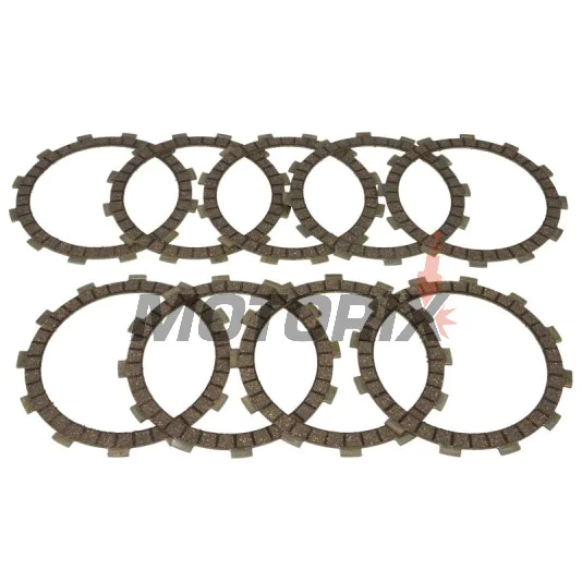 Sada spojkových lamel -TRW- MCC211-9, Kawasaki GPZ 1000RX/1100, GTR 1000, Z/ZG/ZL/ZR/ZRX 1000-1200, ZX/ZZR 1100 Ninja/Kat (1979-2005)