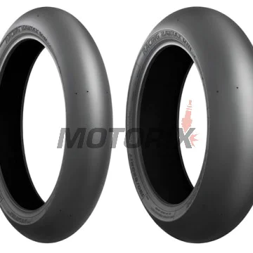 Přední závodní pneumatika -BRIDGESTONE- 120/605R17, V02, střední
