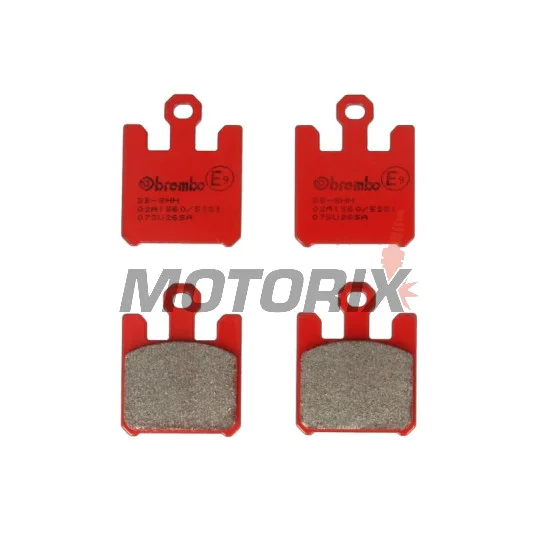 Brzdové destičky -BREMBO- 07SU26SA, Kawasaki Ninja ZX-6R 636, ZX-10R, ZX-12R; Suzuki GSX-R1000