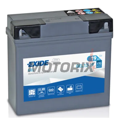 Akumulátor -EXIDE- GEL12-19 51913, 19Ah 12V