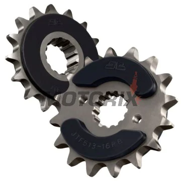 Přední pastorek -JT- JTF1591,16RB, 16 zubů, s gumový tlumič, Yamaha FJ-09 847 2015-2017, FZ-07 689 2015-2017, FZ-09 850 2014-2017, FZ-10 998 2017, FZ8 800 2009-2016, MT-07 689 2014-2018, MT-07 700 2019, MT-09 850 2013-2019, MT-09 900 2014-2018