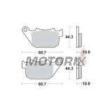 Brzdové destičky -TRW- MCB754SH, Harley-Davidson XL Sportster 883/883C Custom/883R/883N Iron/1200C Custom/1200R Roadster/1200L Low/1200N Nightster/1200X Forty Eight/1200V Seventy Two (2004-2013), XR 1200X Sportster (2010)