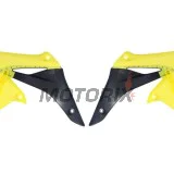 Přední boční plasty -POLISPORT- černé/žluté, SUZUKI RM-Z 250 2010-2018