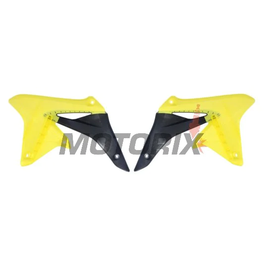 Přední boční plasty -POLISPORT- černé/žluté, SUZUKI RM-Z 250 2010-2018