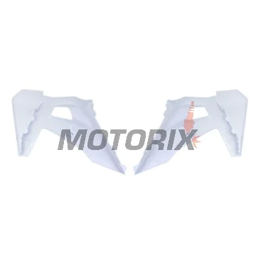 Přední boční plasty -POLISPORT- bílé, HUSQVARNA FC, FE, TC, TE 50-450 2019-2023