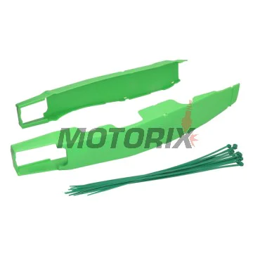 Chrániče čepu -POLISPORT- zelené, KAWASAKI KXF 250/450 2012-2014