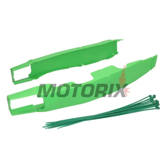 Chrániče čepu -POLISPORT- zelené, KAWASAKI KXF 250/450 2012-2014