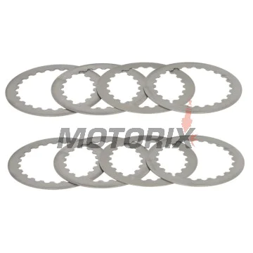 Sada ocelových spojkových lamel -TRW- MES420-8, Husaberg FC 470/550, FE 400/501/600/650, FS 400/650 (1993-2006); KTM EXC 250/400/450/525, SMR 560, SX/SXS 400/450/520/525, XC/XC-W 450/525 ATV (2000-2013)