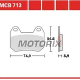 Brzdové destičky -TRW- MCB713, BMW K1200LT, R1200CL (1998-2009)