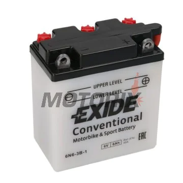 Akumulátor -EXIDE- 6N6-3B-1, 6Ah 6V
