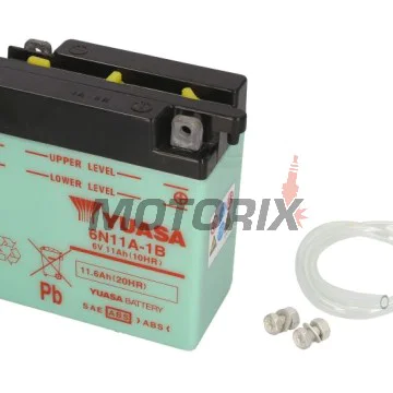 Akumulátor -YUASA- 6N11A-1B, 12Ah 6V