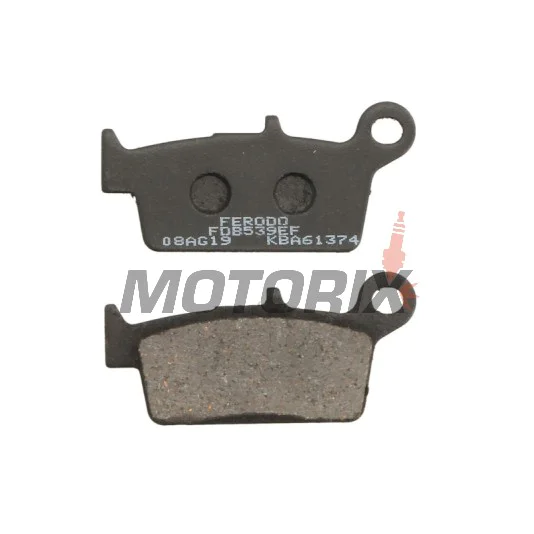 Brzdové destičky -FERODO- FDB539EF, Gas Gas EC/MC, Honda CR/XR, Kawasaki KLX/KX, Suzuki DR/DR-Z/RM, Yamaha YZ 125-650 1987-2012