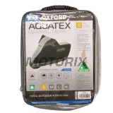 Plachta na motocykl -OXFORD- Aquatex, černá/stříbrná, S