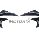Přední boční plasty -POLISPORT- černé, YAMAHA YZ 250/450 2018-2023