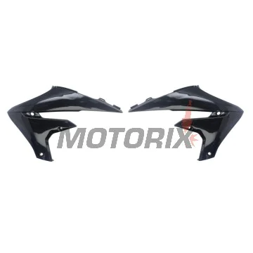 Přední boční plasty -POLISPORT- černé, YAMAHA YZ 250/450 2018-2023