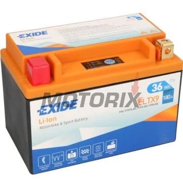 Akumulátor -EXIDE- ELTX9, 36Wh (3Ah), 12V, Lithium-ion