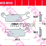 Brzdové destičky -TRW- MCB801SI, Yamaha YFM Raptor 250/250R, Grizzly 550/700/700F Auto 4x4 EPS (2006-2018)